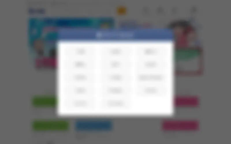 Preview of the DLsite homepage, intentionally obscured
